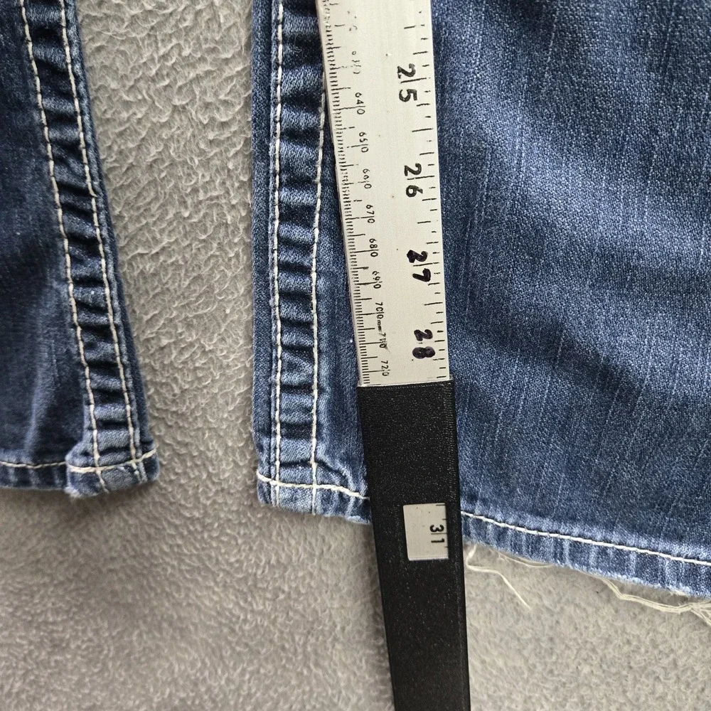BKE Men Jeans 33R Blue Denim Carter Straight 31